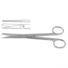 Operating Scissor Straight - Sharp/Blunt Stainless Steel, 14.5 cm - 5 3/4"